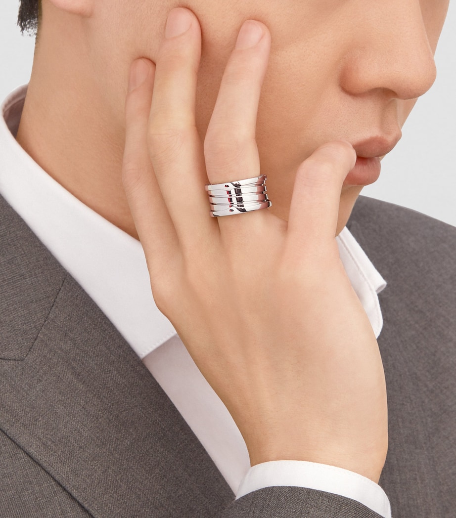 White Gold B.zero1 Four Band Ring WHITE GOLD Image 7
