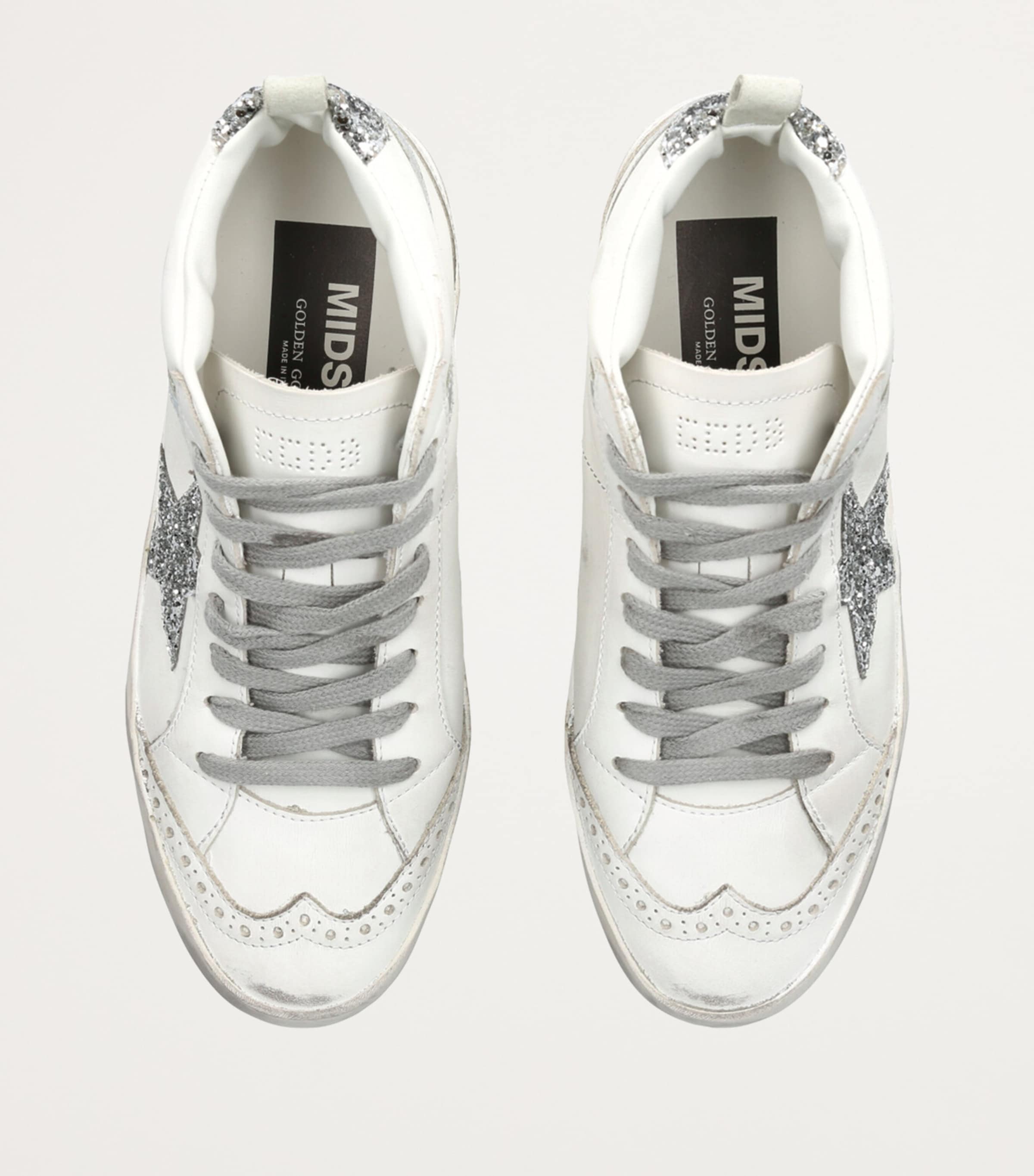Leather Mid Star Sneakers WHITE/OTH Image 4