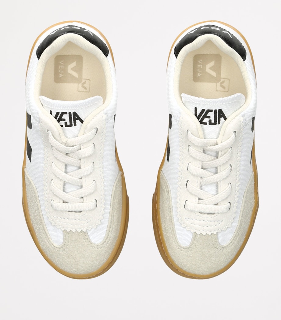 Canvas Volley Sneakers WHITE/BLK Image 4