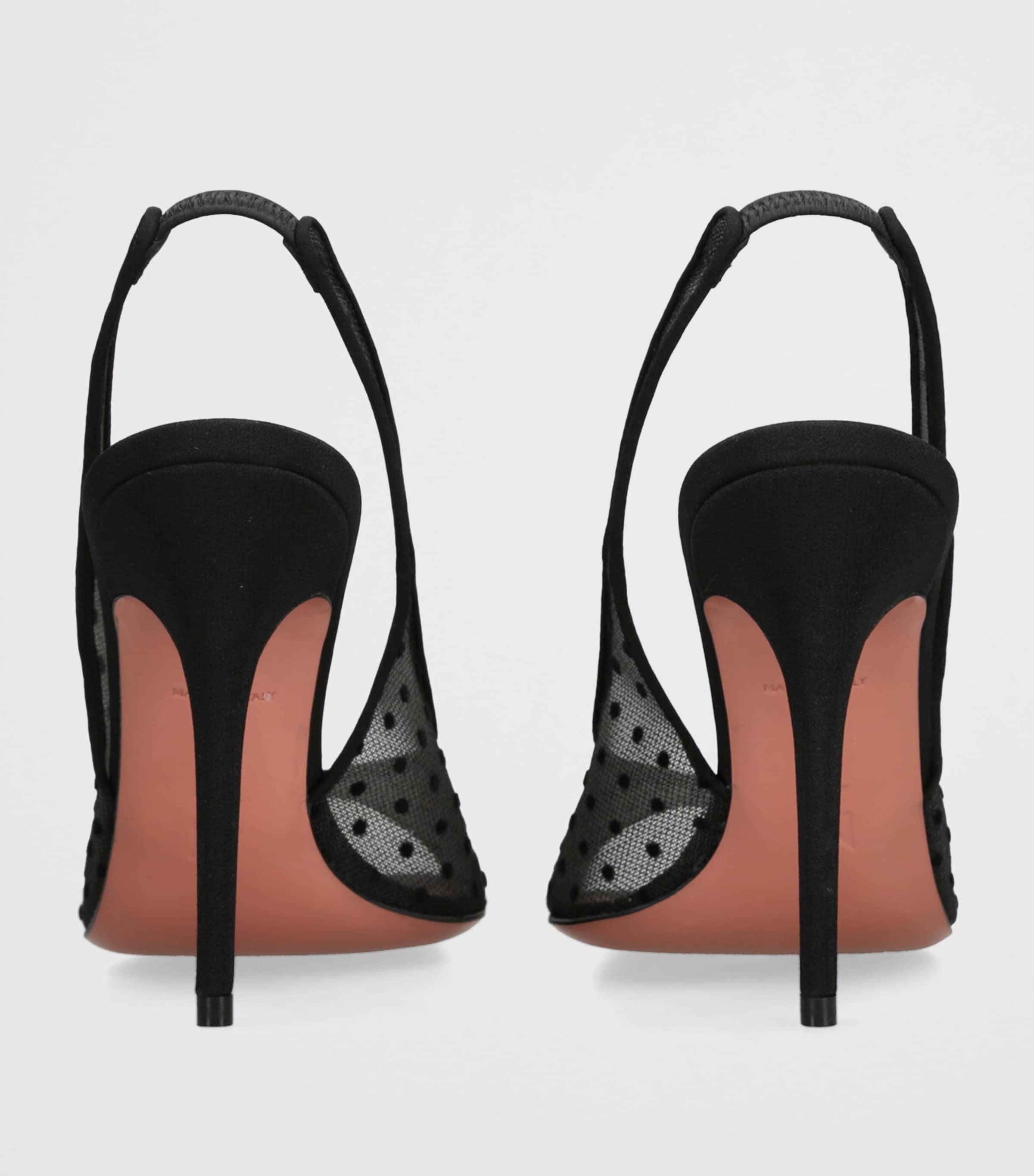 Mesh Kristina Slingback Sandals 105 BLACK Image 2