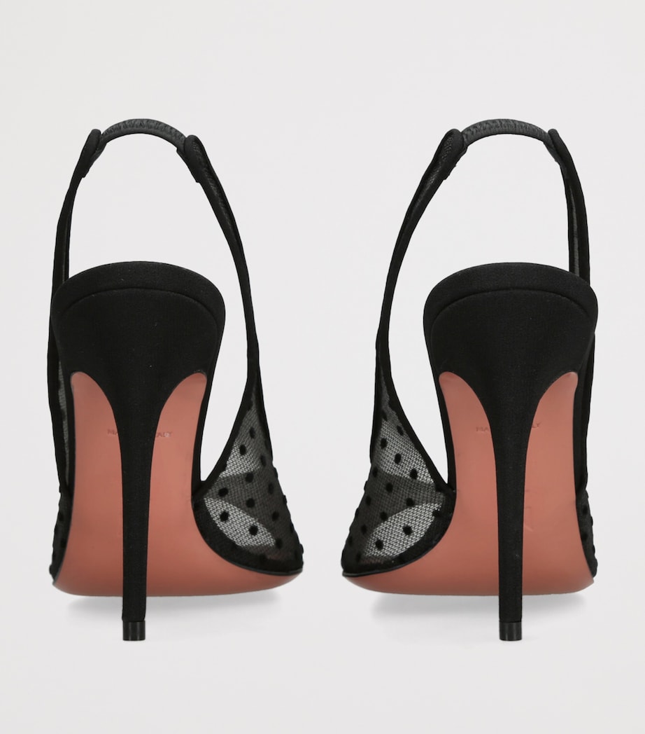 Mesh Kristina Slingback Sandals 105 BLACK Image 2