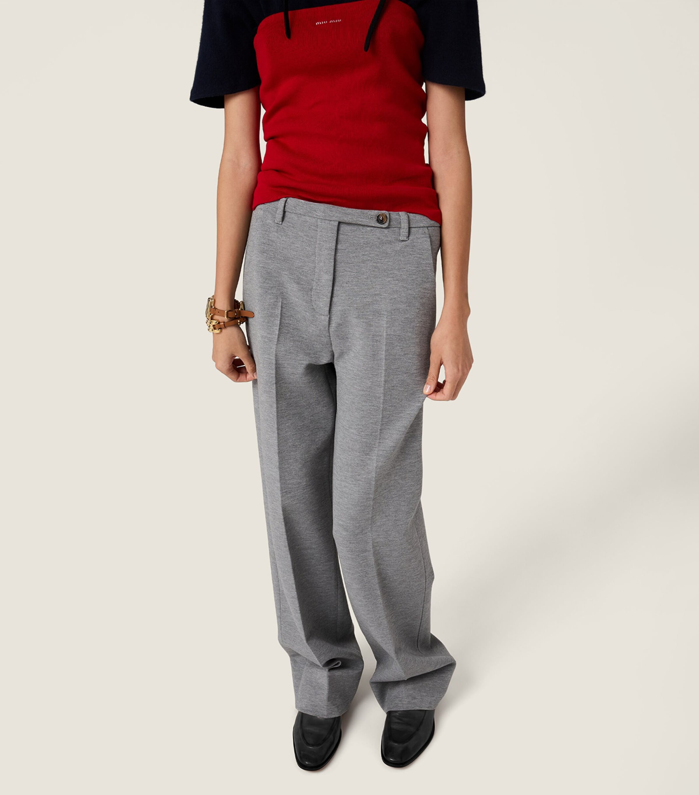 Knit Trousers F0031 Image 5