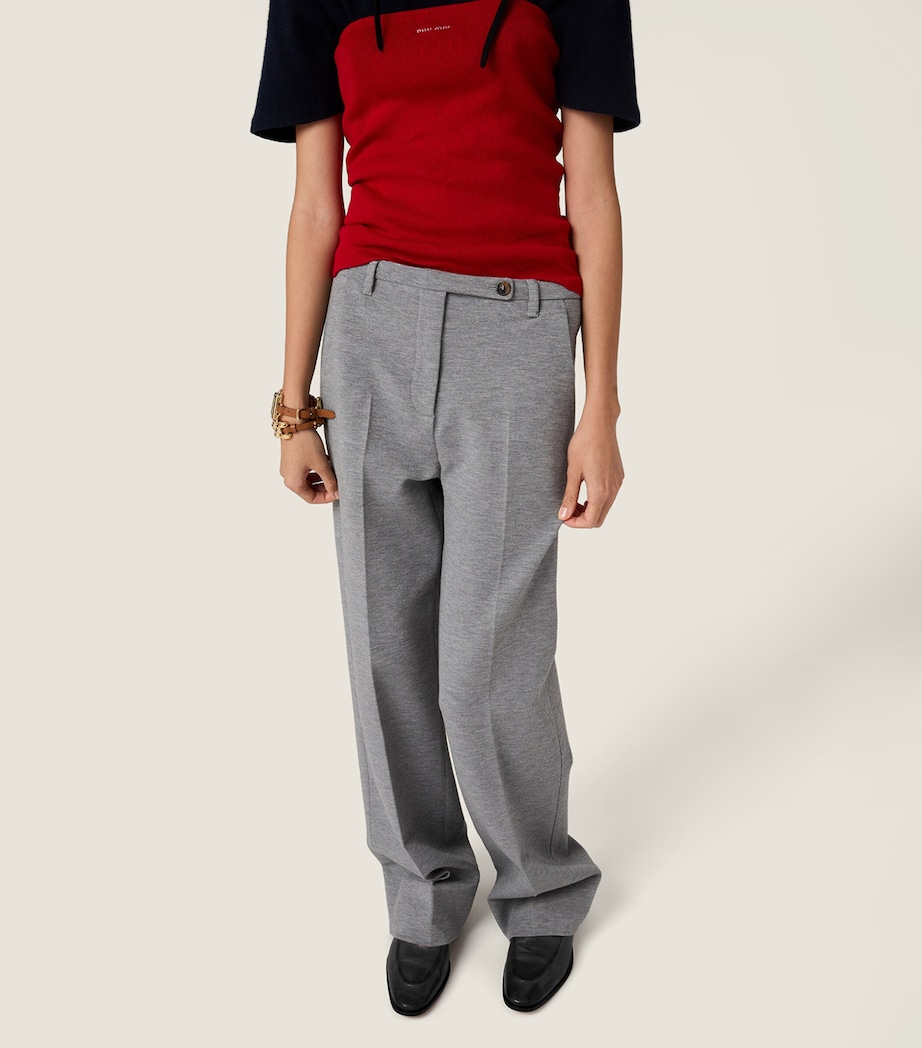 Knit Trousers F0031 Image 5