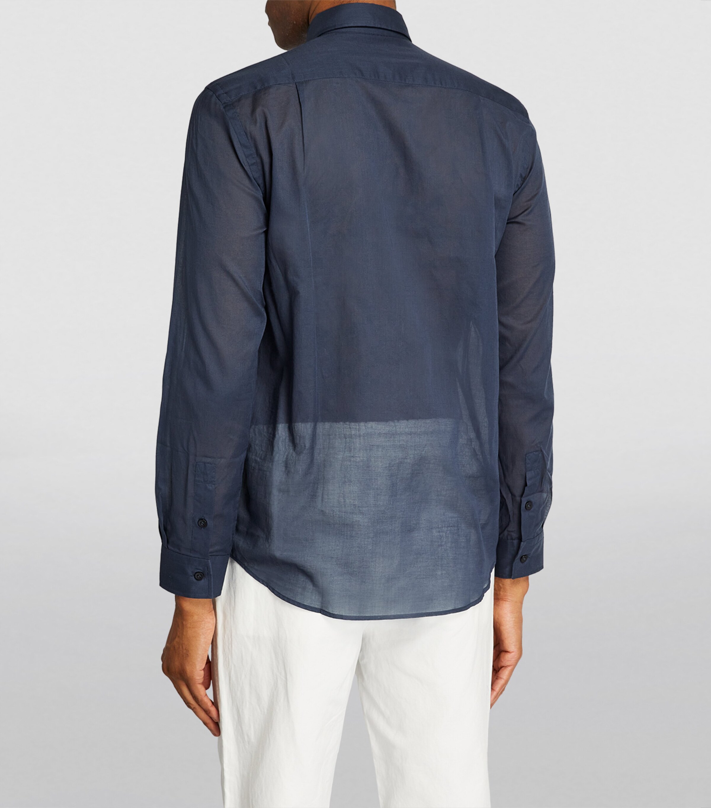 Sheer Caracal Shirt 390 BLUE MARINE Image 7