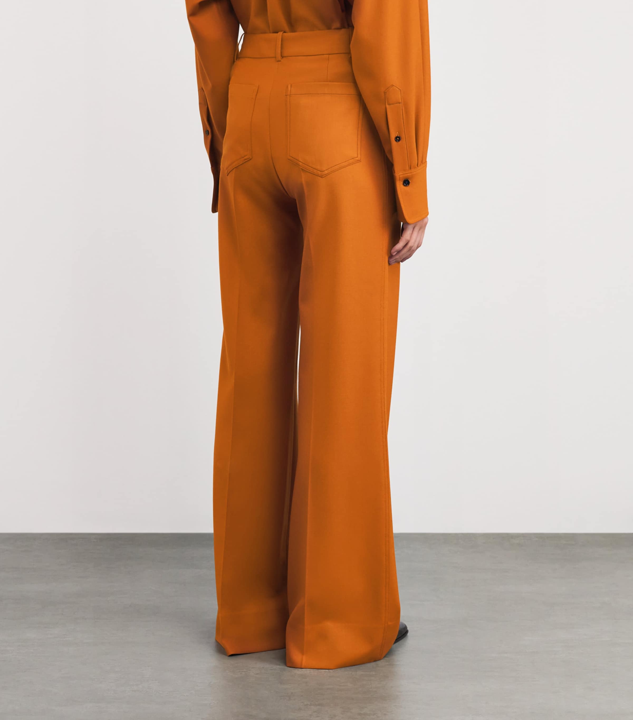 Alina Wide-Leg Trousers 3178 BRONZE Image 4