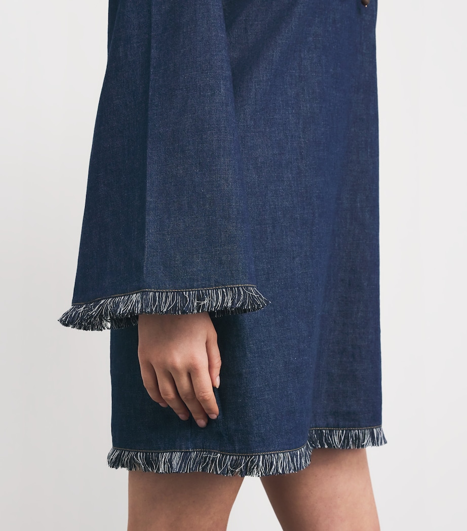 Denim Rhiannon Mini Dress ALN/ATLANTIC Image 4