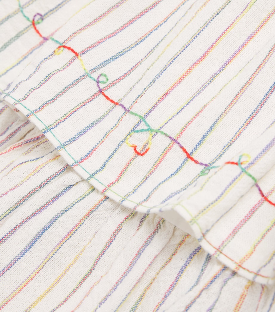Rhiannon Denim Dress (2-12 Years) RAINBOW STRIPE Image 3