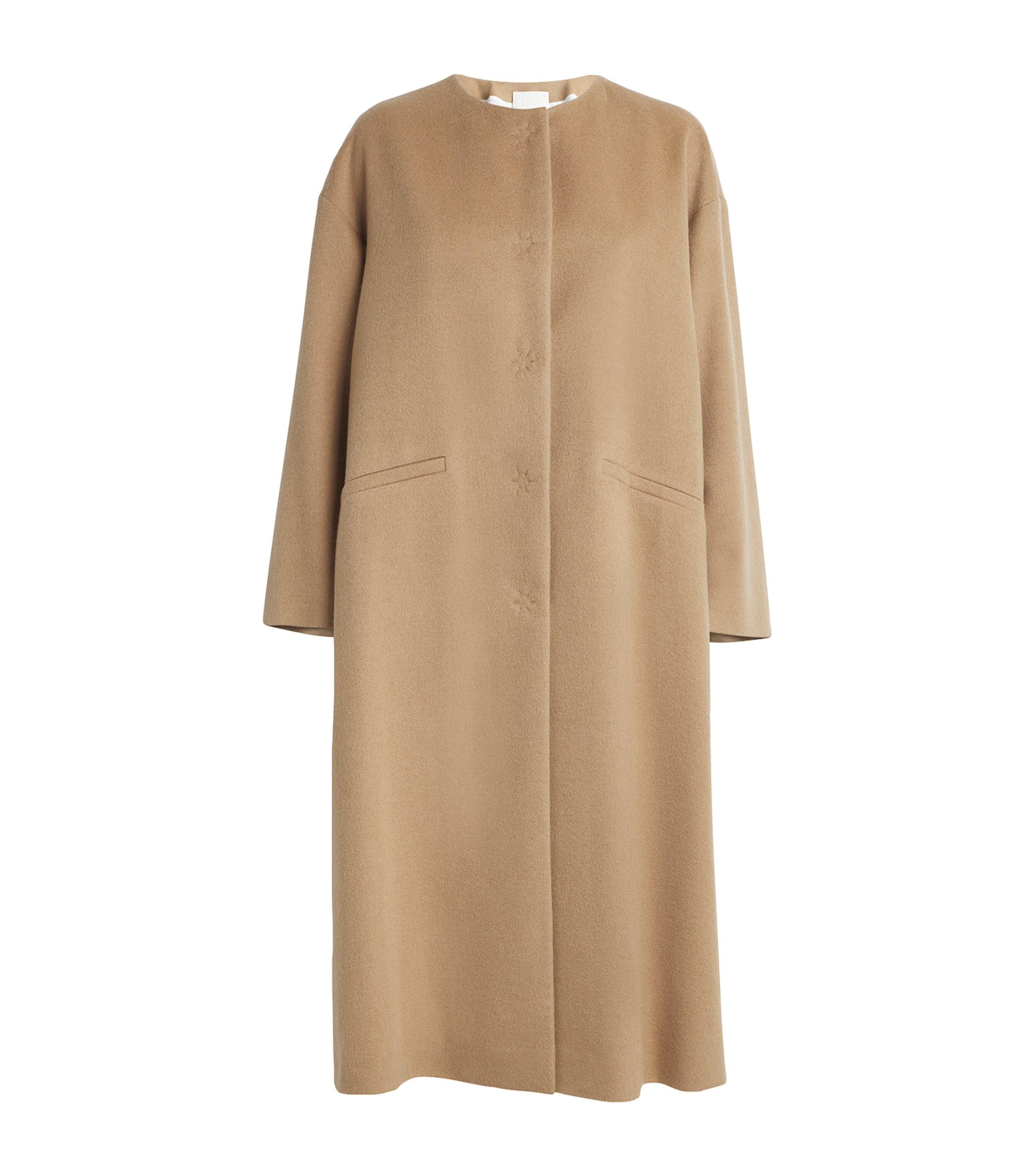 Shop Nomadissem Camel Hair Jackson Coat In Beige