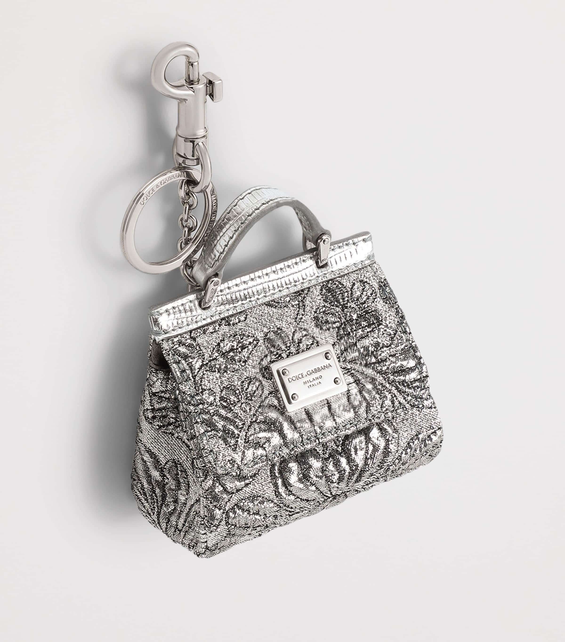 Embellished Brocade AirPods Case 80998-SILVER Image 2