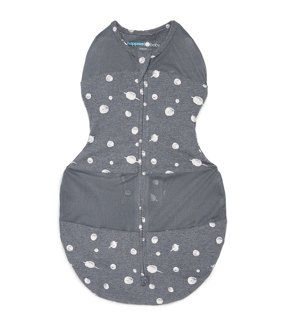 Organic Cotton Sleepea Swaddle DARK GREY W/PLANETS Image 1
