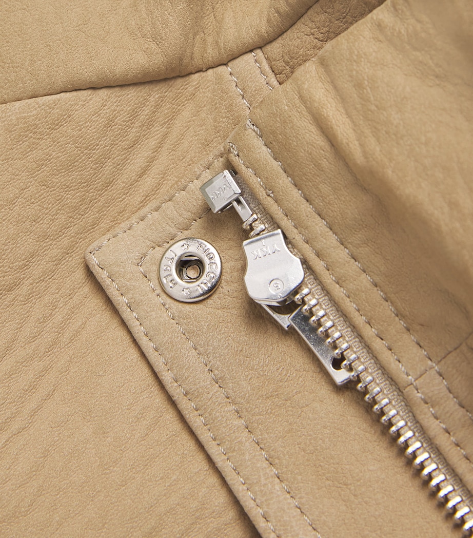 Suede Dalma Bomber Jacket BEIGE NUBUCK Image 5