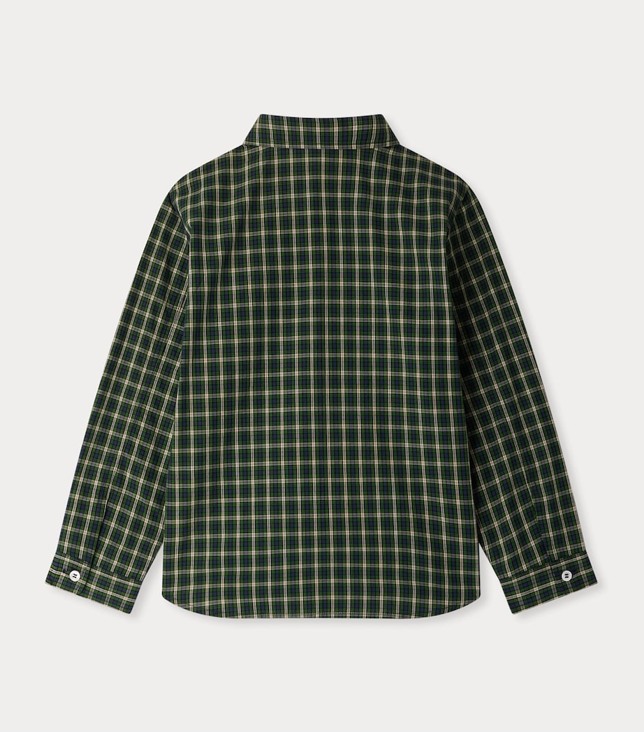 Cotton Check Altman Shirt (10-14 Years) CA VERT Image 2