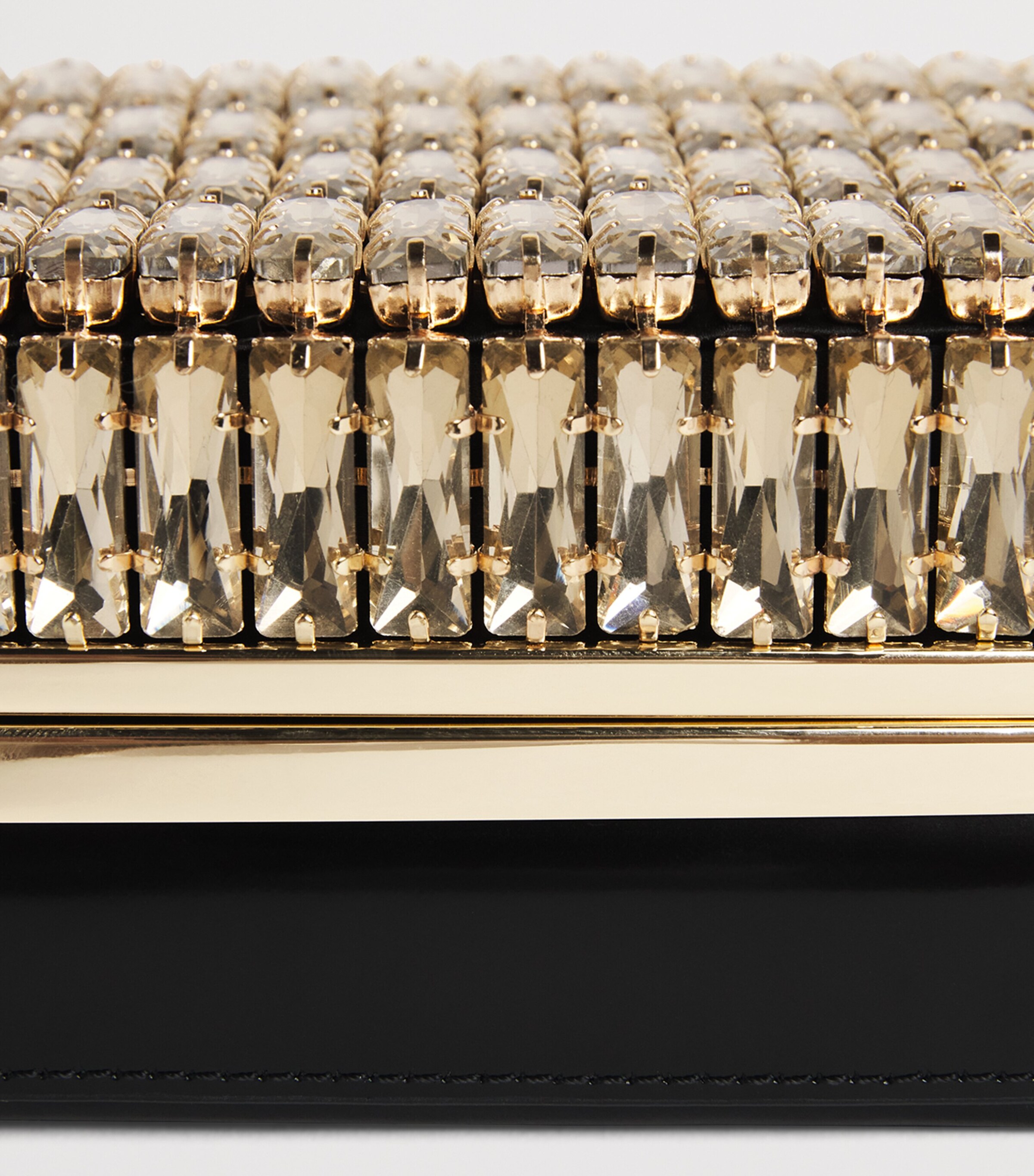 Mini Crystal-Embellished Top-Handle Bag GOLD Image 4