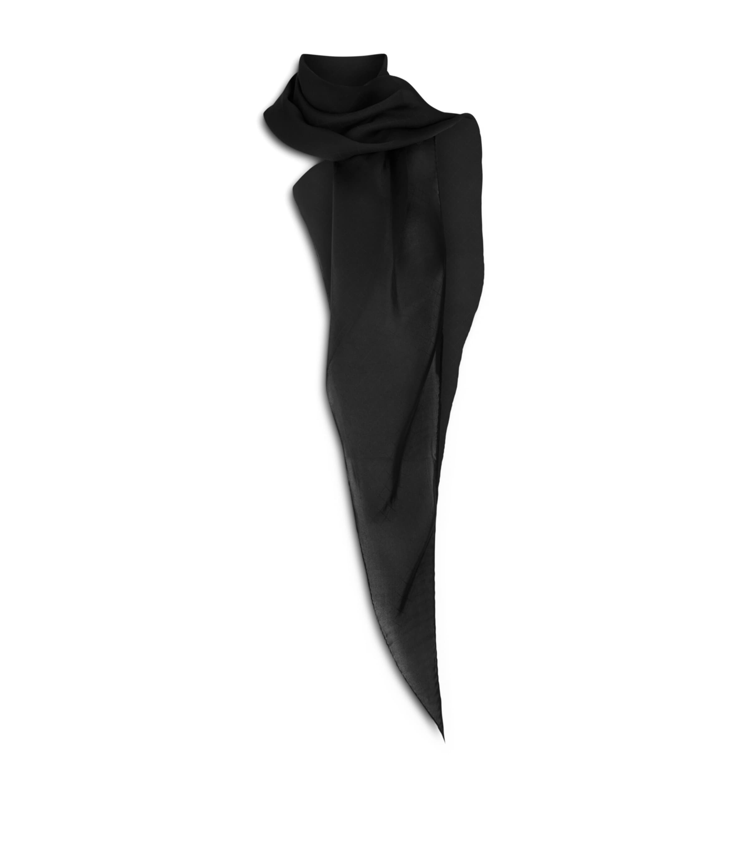 TOM FORD Silk Jacquard Scarf Naa Image 1