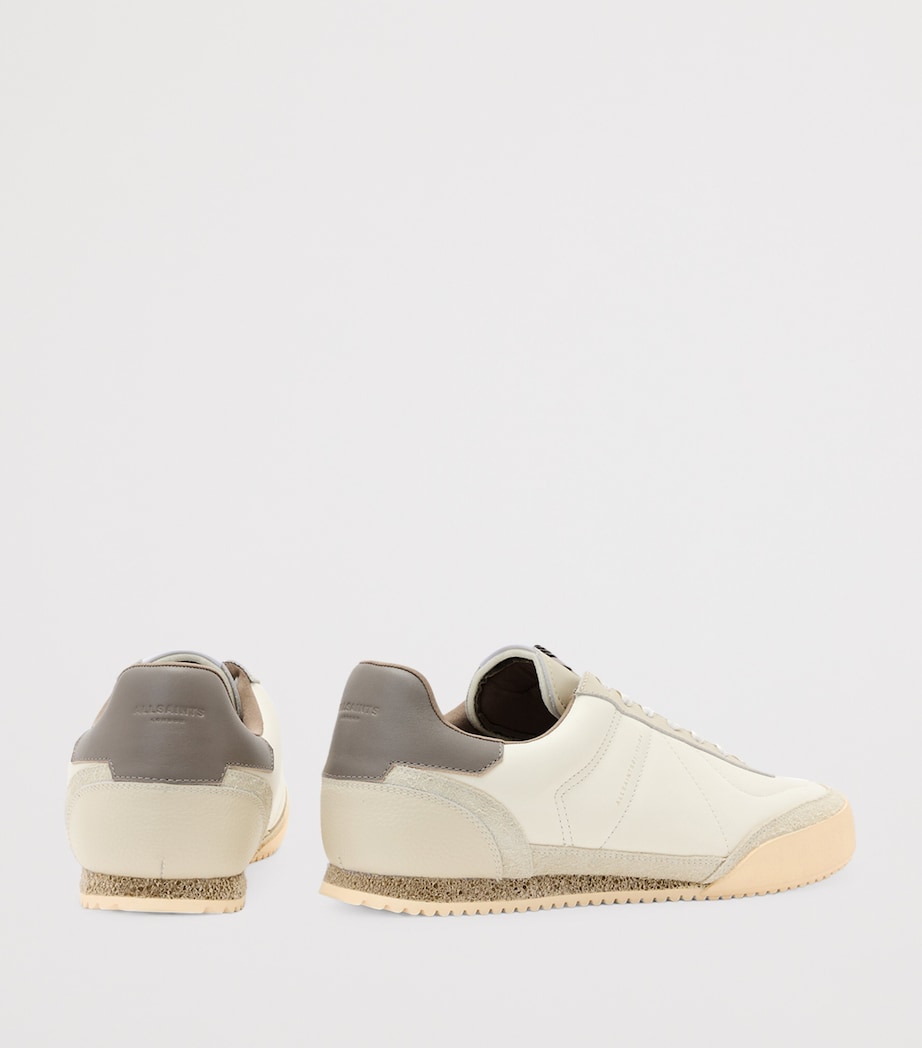 Leather Harri Low-Top Sneakers CHALK WHITE Image 2
