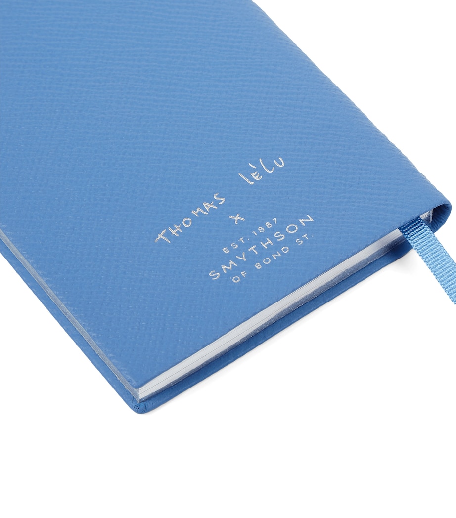 x Thomas Lélu Panama Leather Do Small Things Panama Notebook N BLUE Image 4