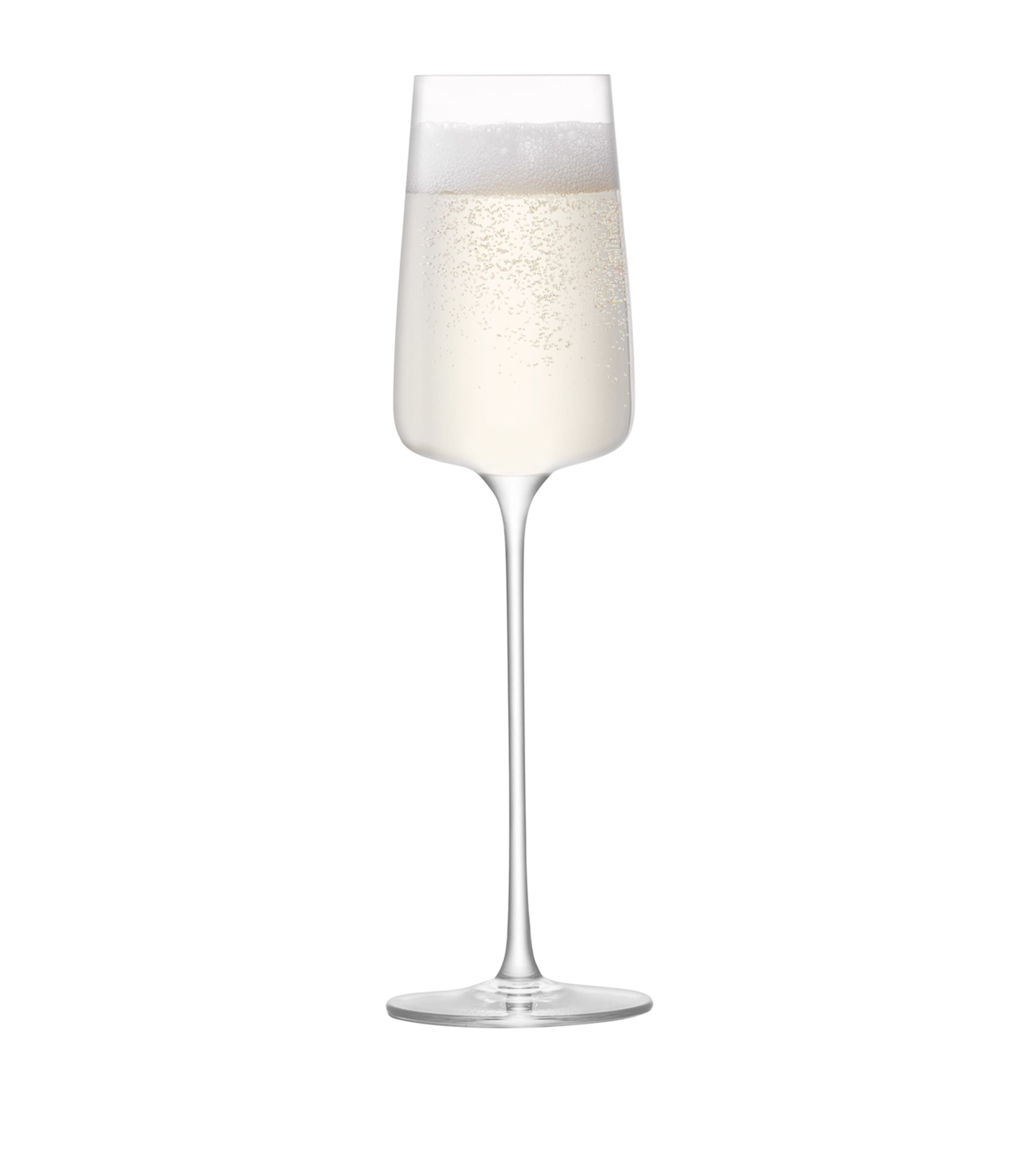 Set of 4 Metropolitan Champagne Flutes (230ml) CLEAR Image 4