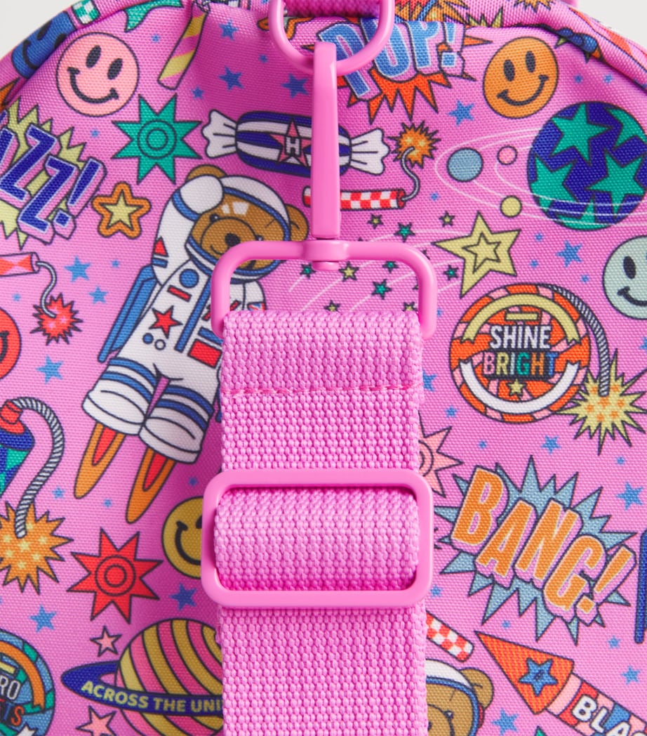 Harrods Pop Rocket Duffle Bag Pink Image 4