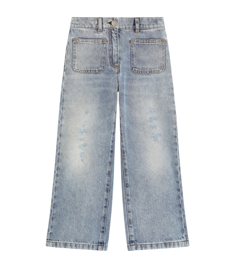 Dolce&Gabbana Kids Distressed Straight Jeans (8-12+ Years) Combined Colou Image 1