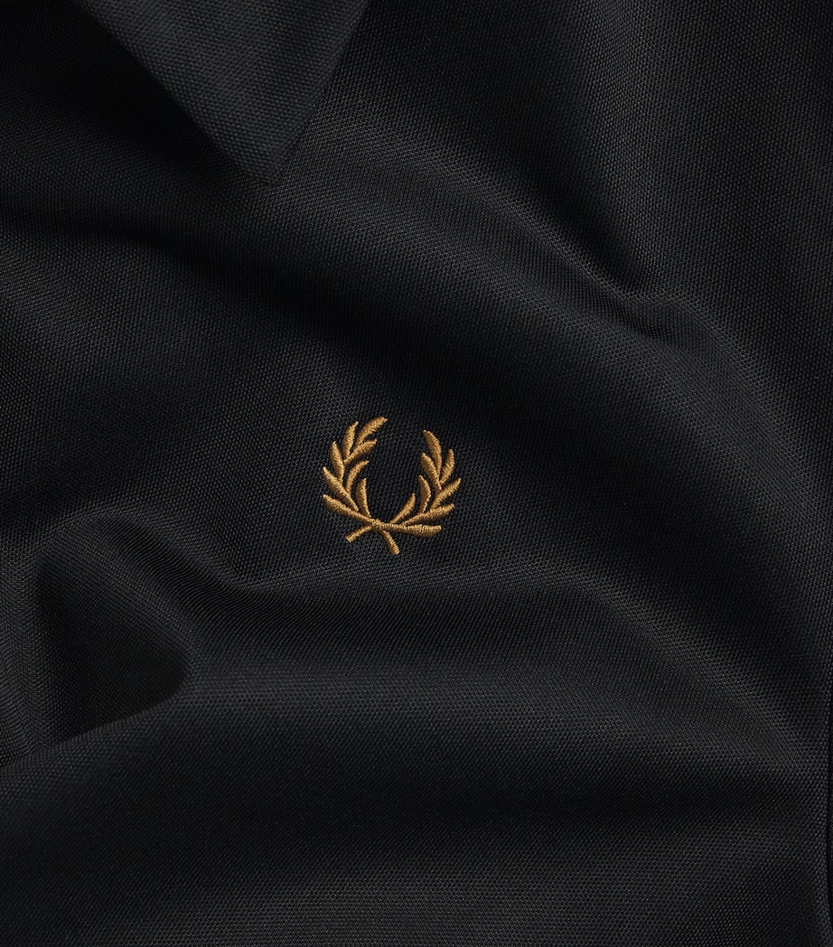 Fred Perry Mens Tipped Tape Track Jacket Black Image 6