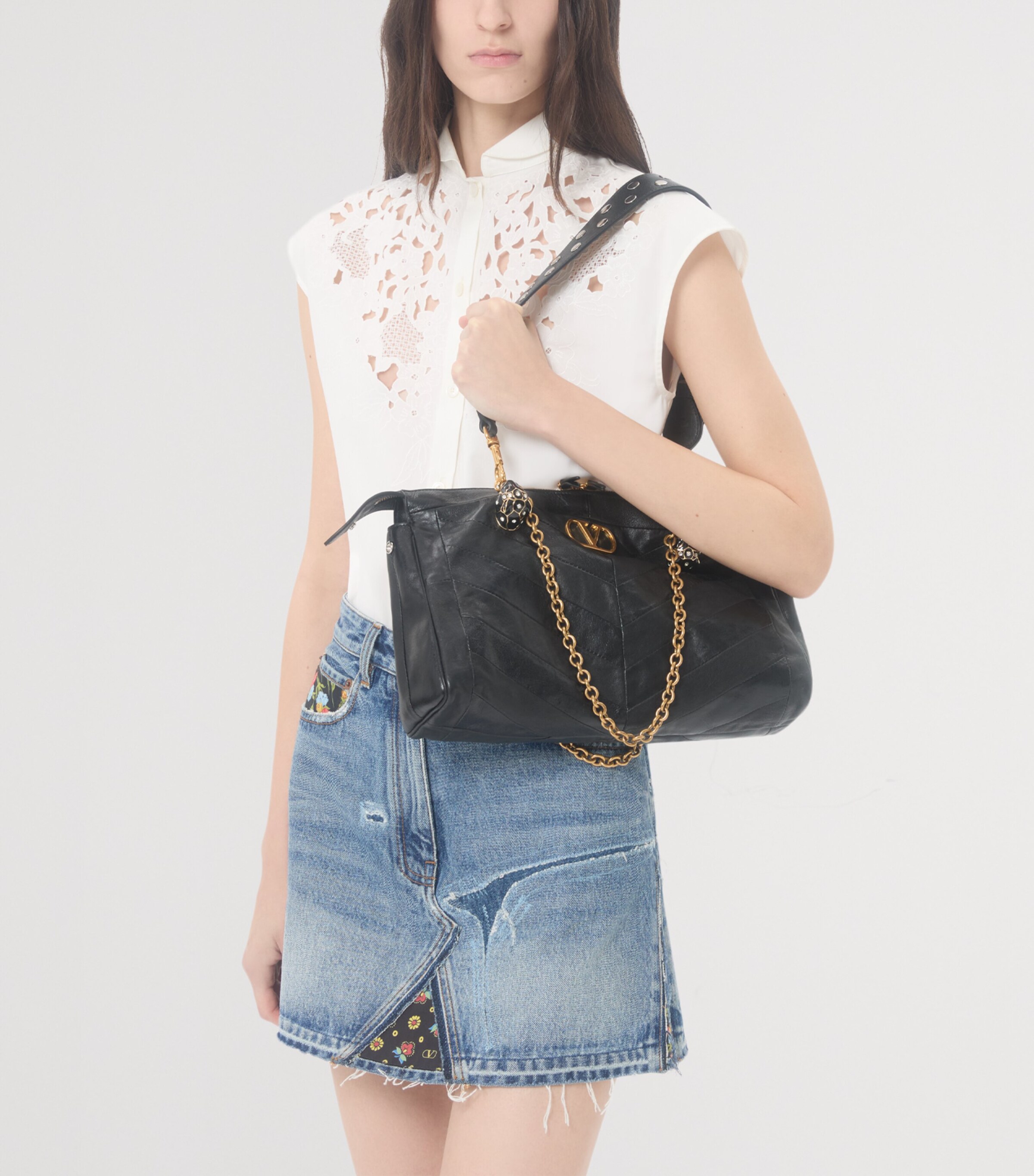 Valentino Womens Cotton Lace Shirt Image 6