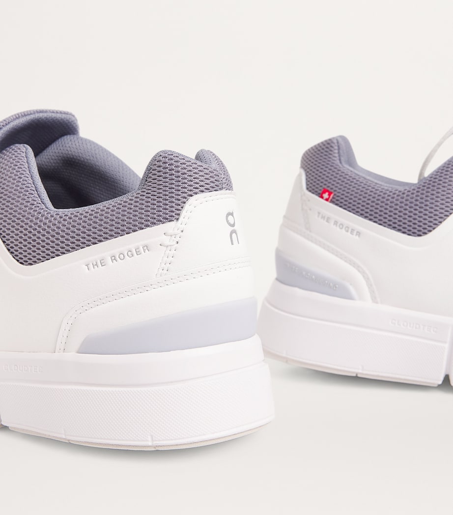 On Mens THE ROGER Advantage Trainers White|fossil Image 7