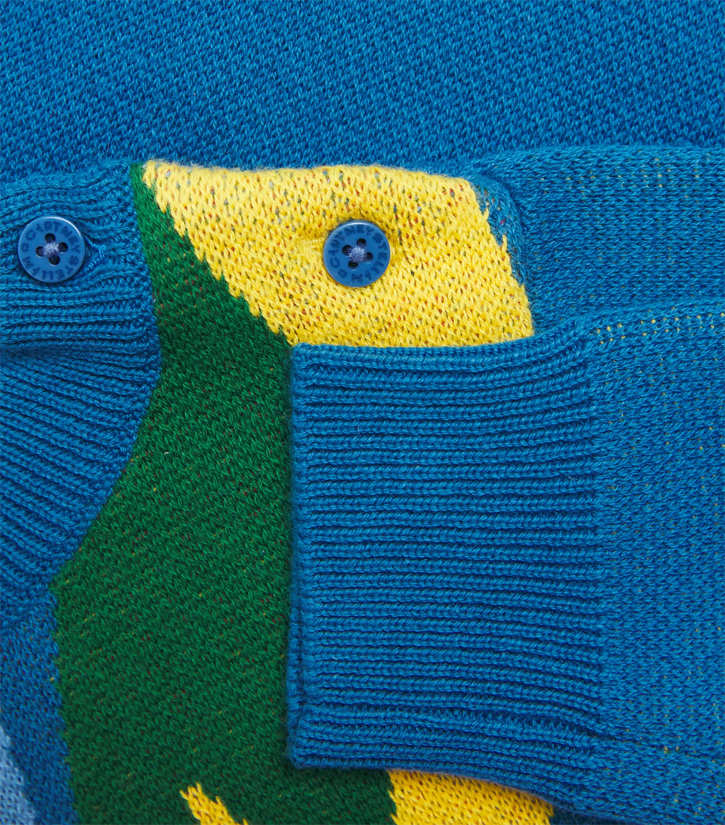 Stella McCartney Kids Cotton Lightning Sweater (3-36 Months) Colourful Image 3