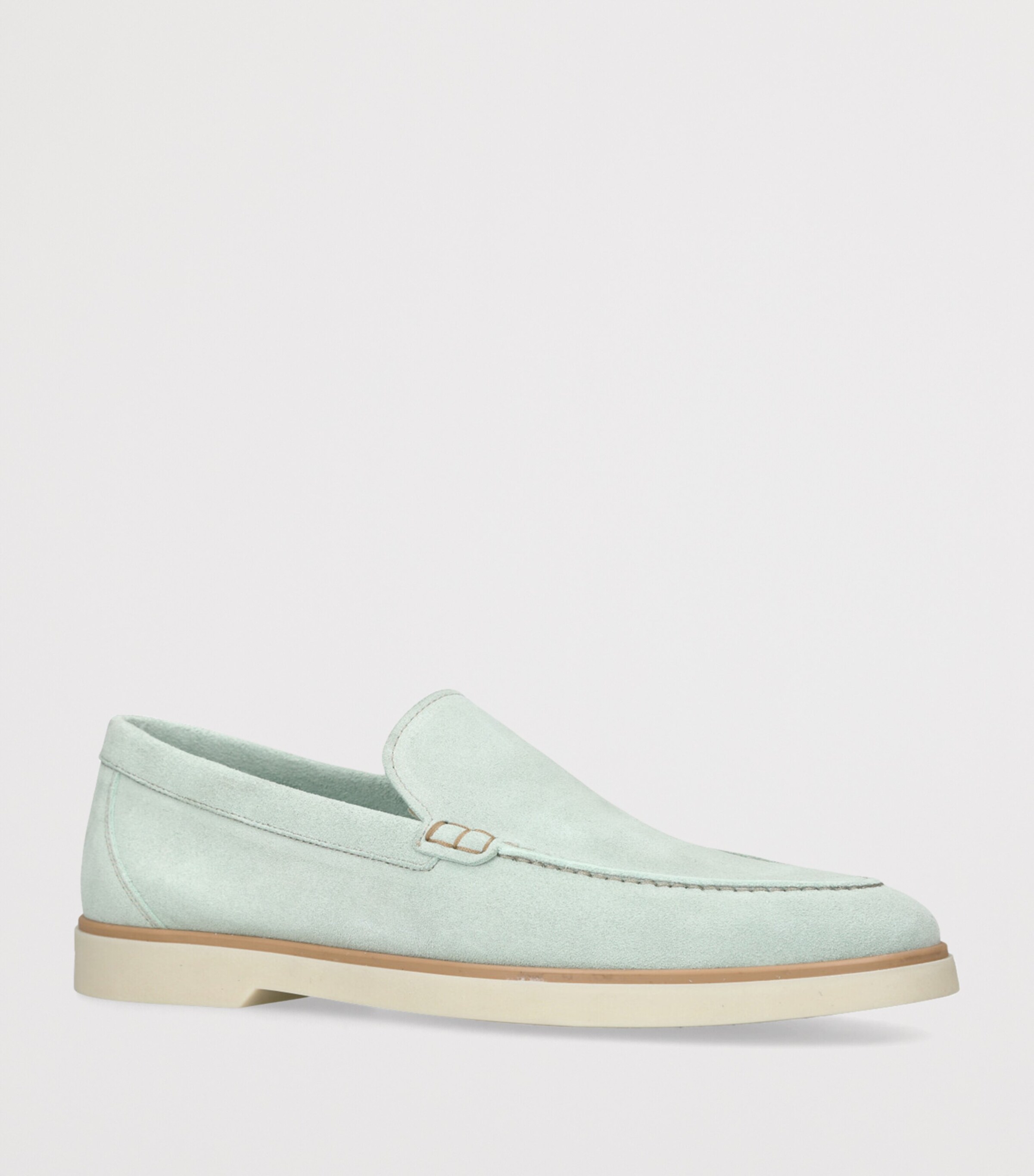 Magnanni Suede Altea Loafers Mid Green Image 3