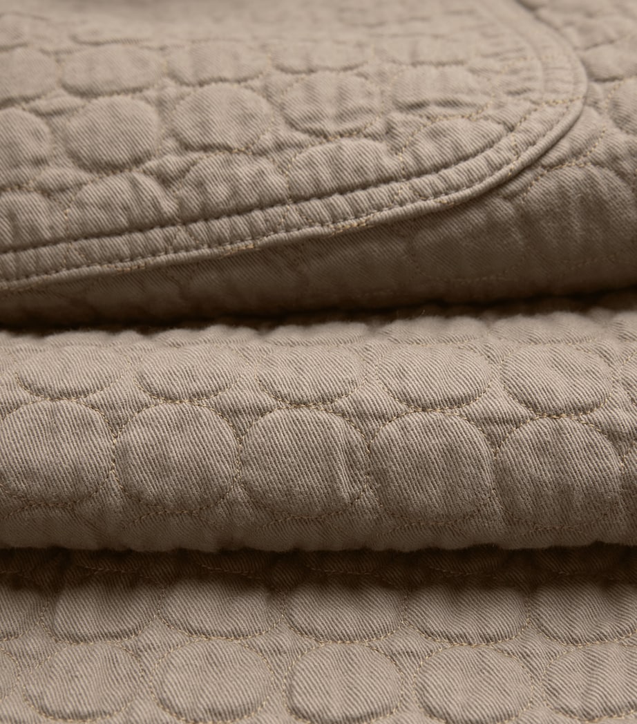 Cotton Quilted Circle Trousers SAND Image 5
