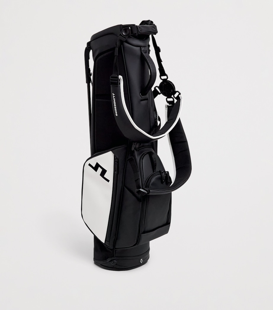 J Lindeberg Mens Sunday Stand Golf Bag Black Image 2