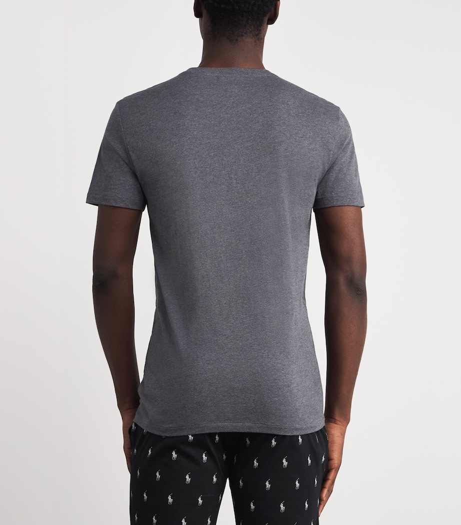 Cotton Undershirts (Pack of 3) 3PK STNWR GRY/BLACK Image 4