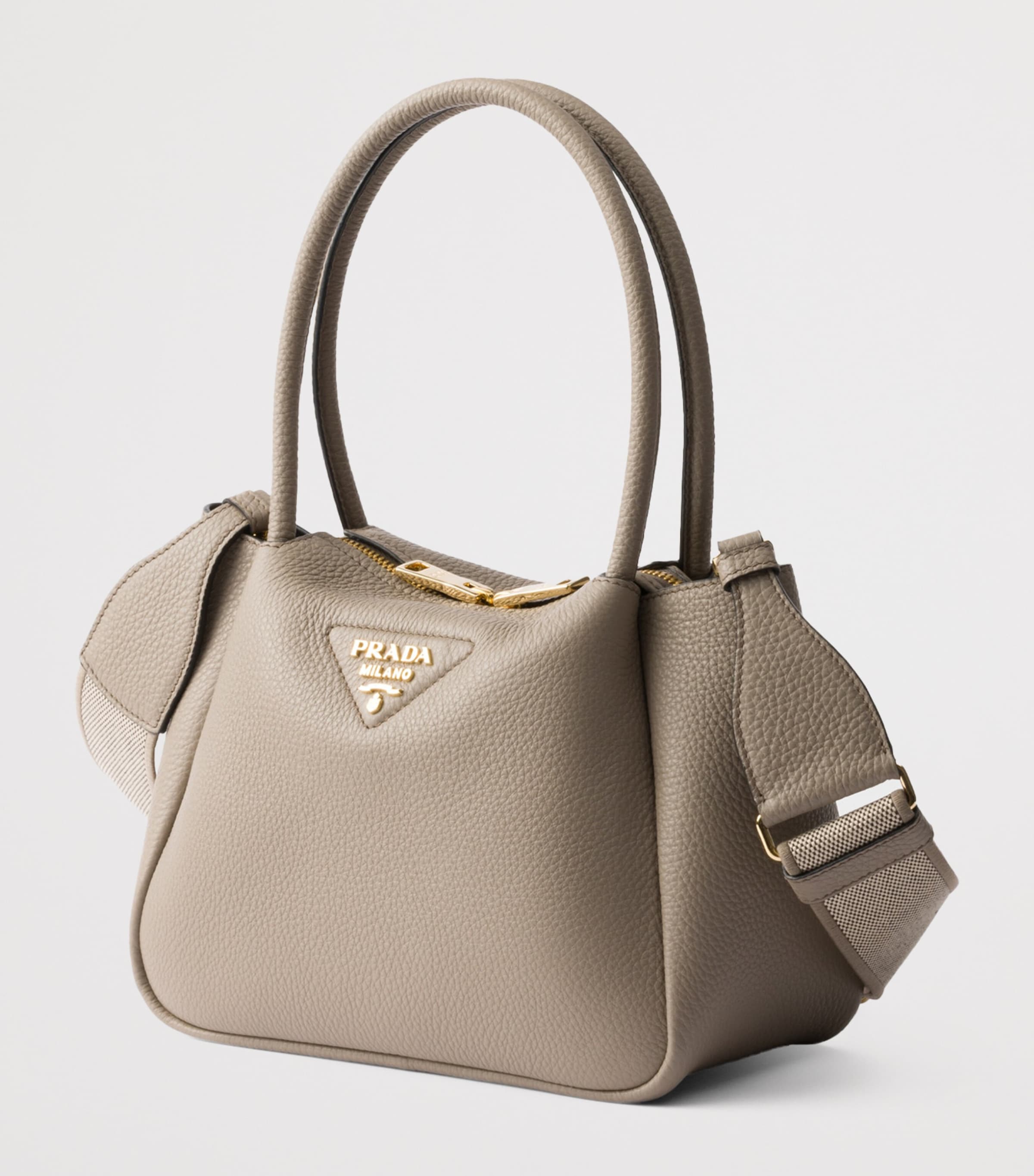 Small Leather Top-Handle Bag F03QH Image 2