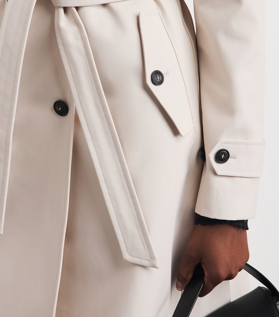 Eleventy Womens Water-Resistant Trench Coat Sabbia Image 3