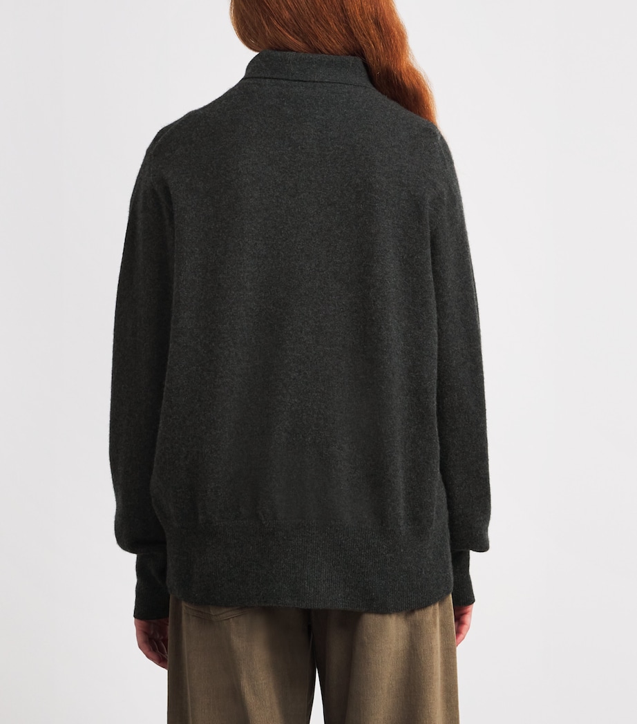 Lillia Cashmere Cardigan ENZYME BLACK Image 4