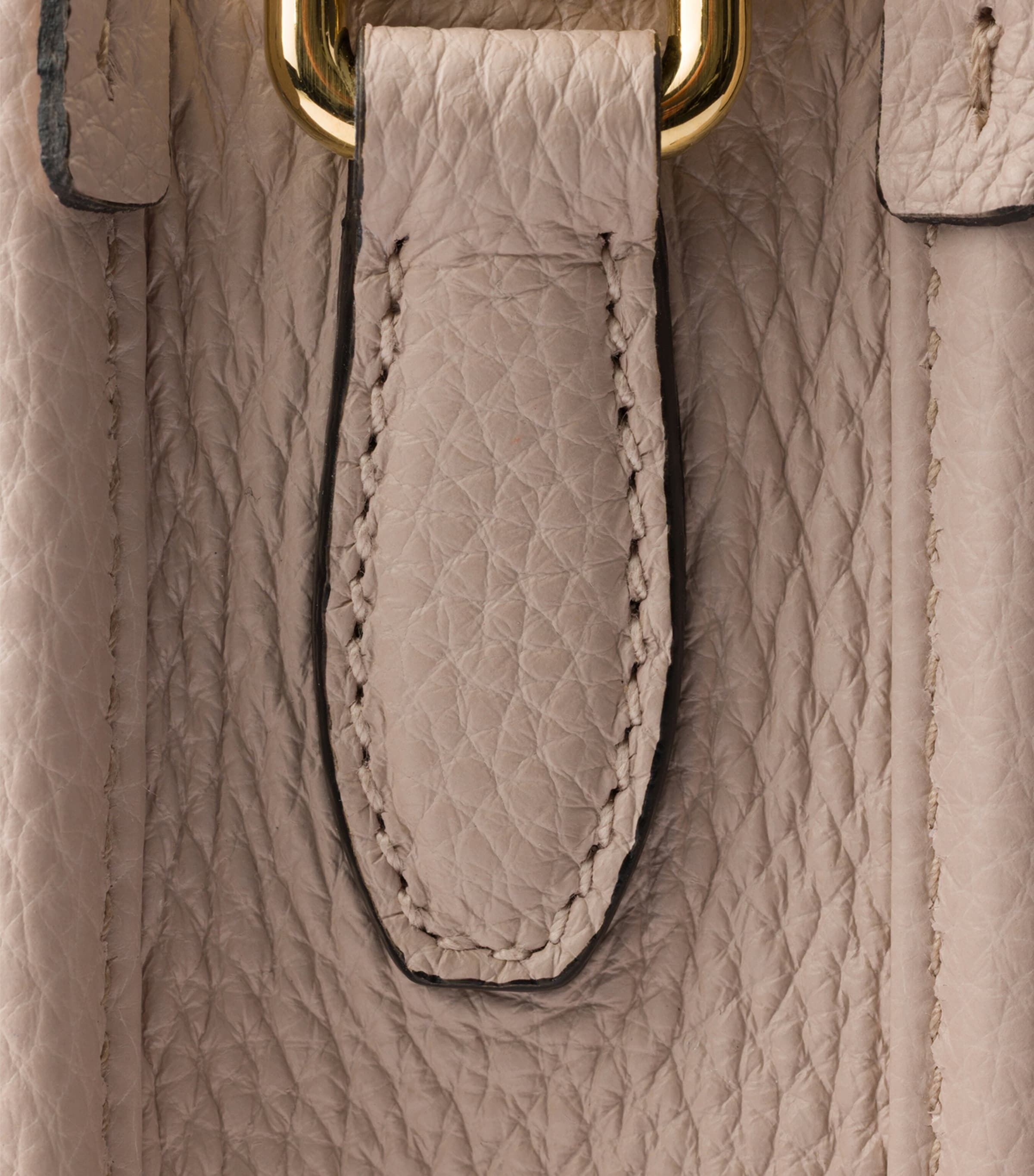 Prada Mini Leather Shoulder Bag Powder Image 7