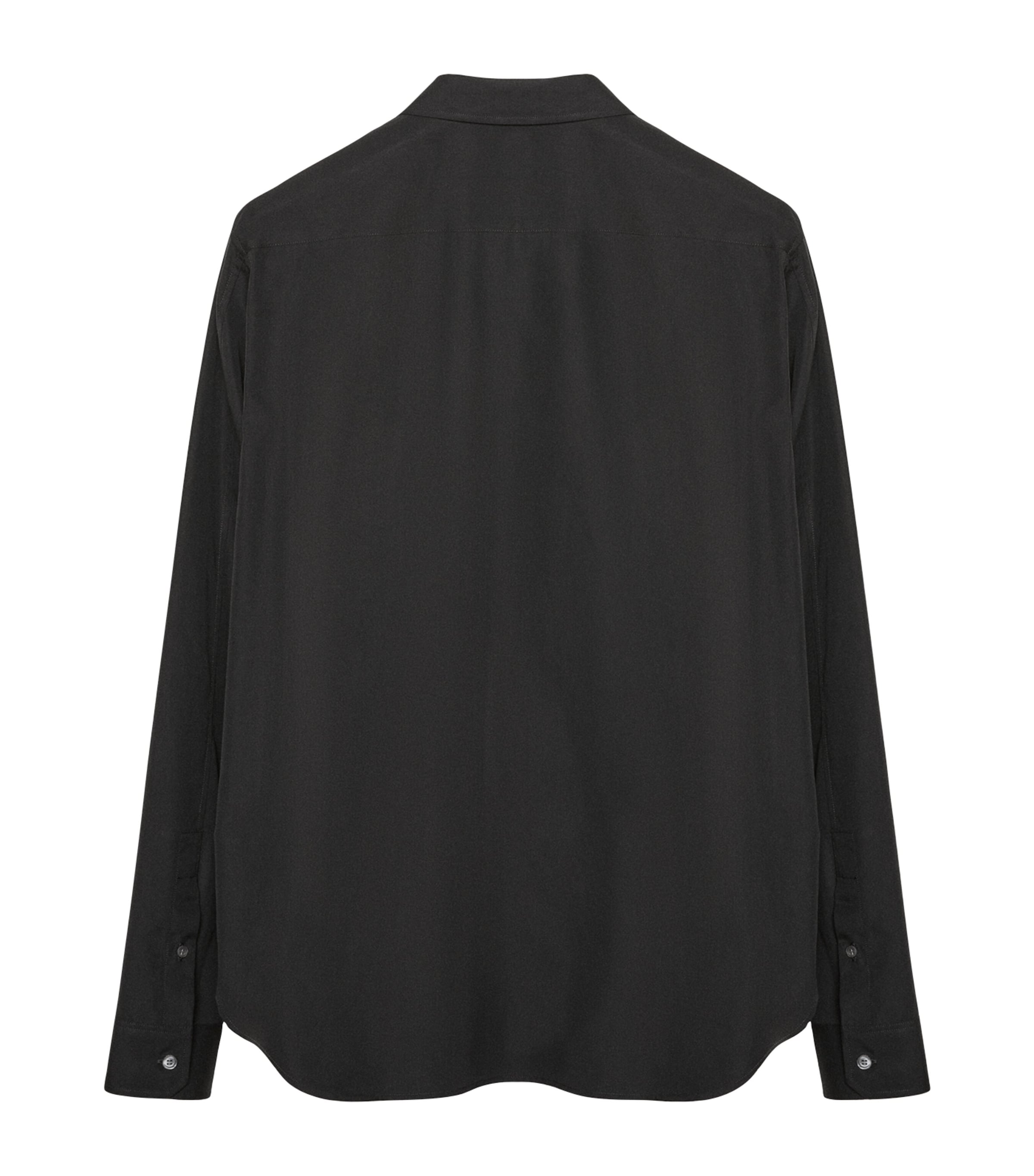 Cotton Anagram Shirt BLACK Image 2