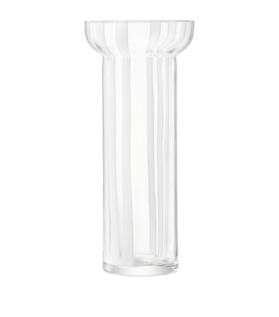 Stripe Vase (31.5cm) WHITE Image 1