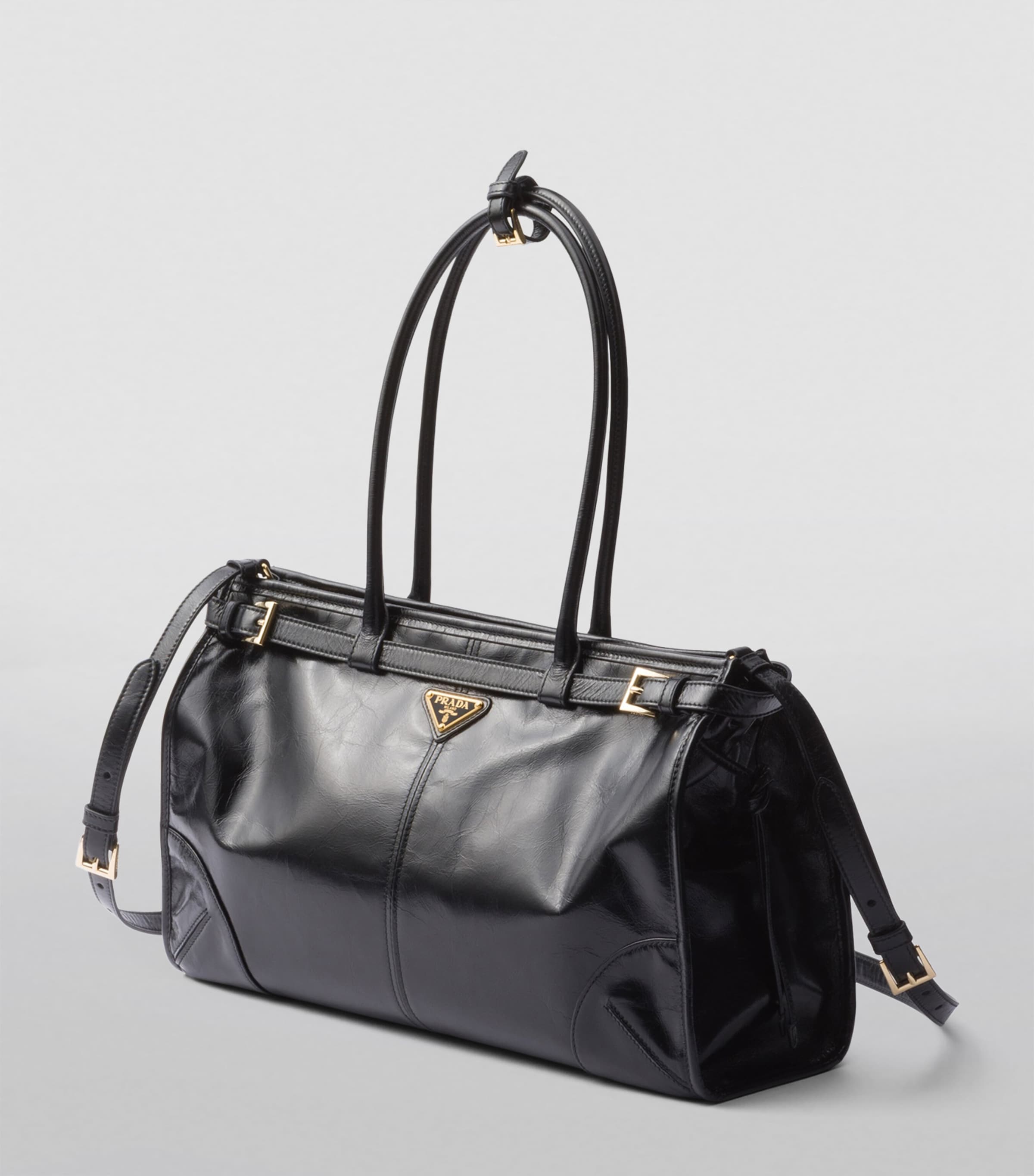 Large Leather Bonnie Top-Handle Bag F0002 Image 2