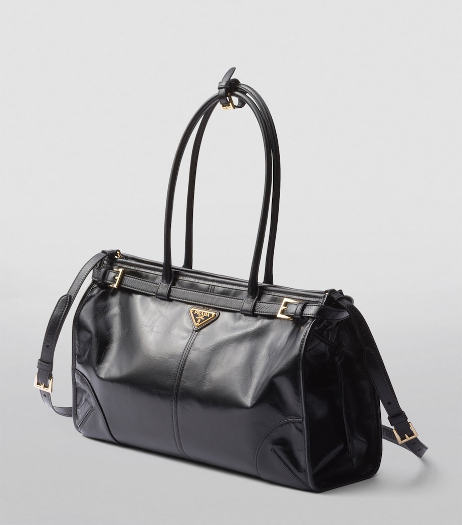 Large Leather Bonnie Top-Handle Bag F0002 Image 2