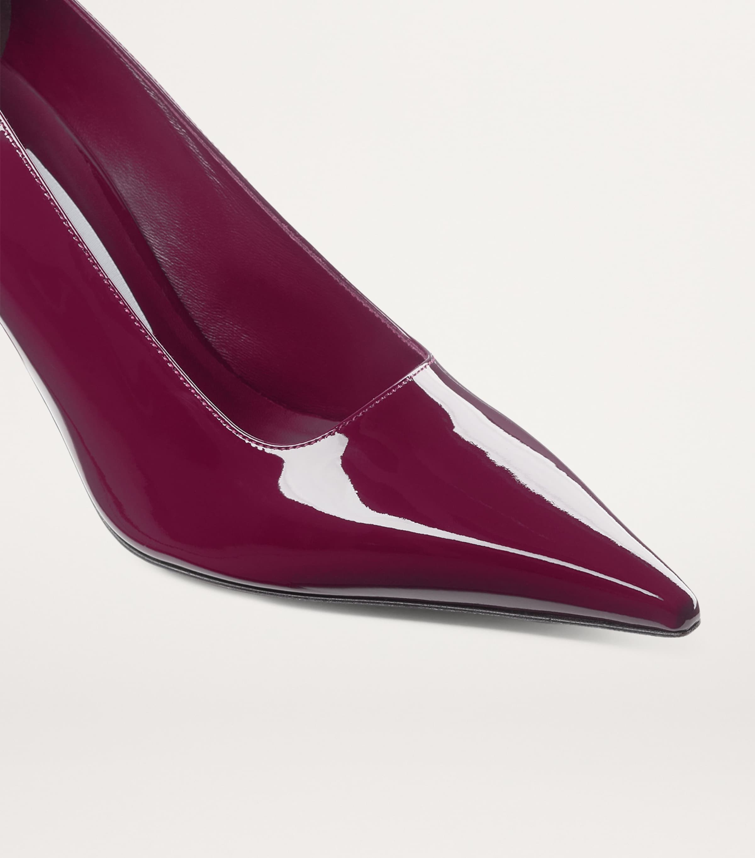 Ixia 80 Leather Pumps GARNET Image 6