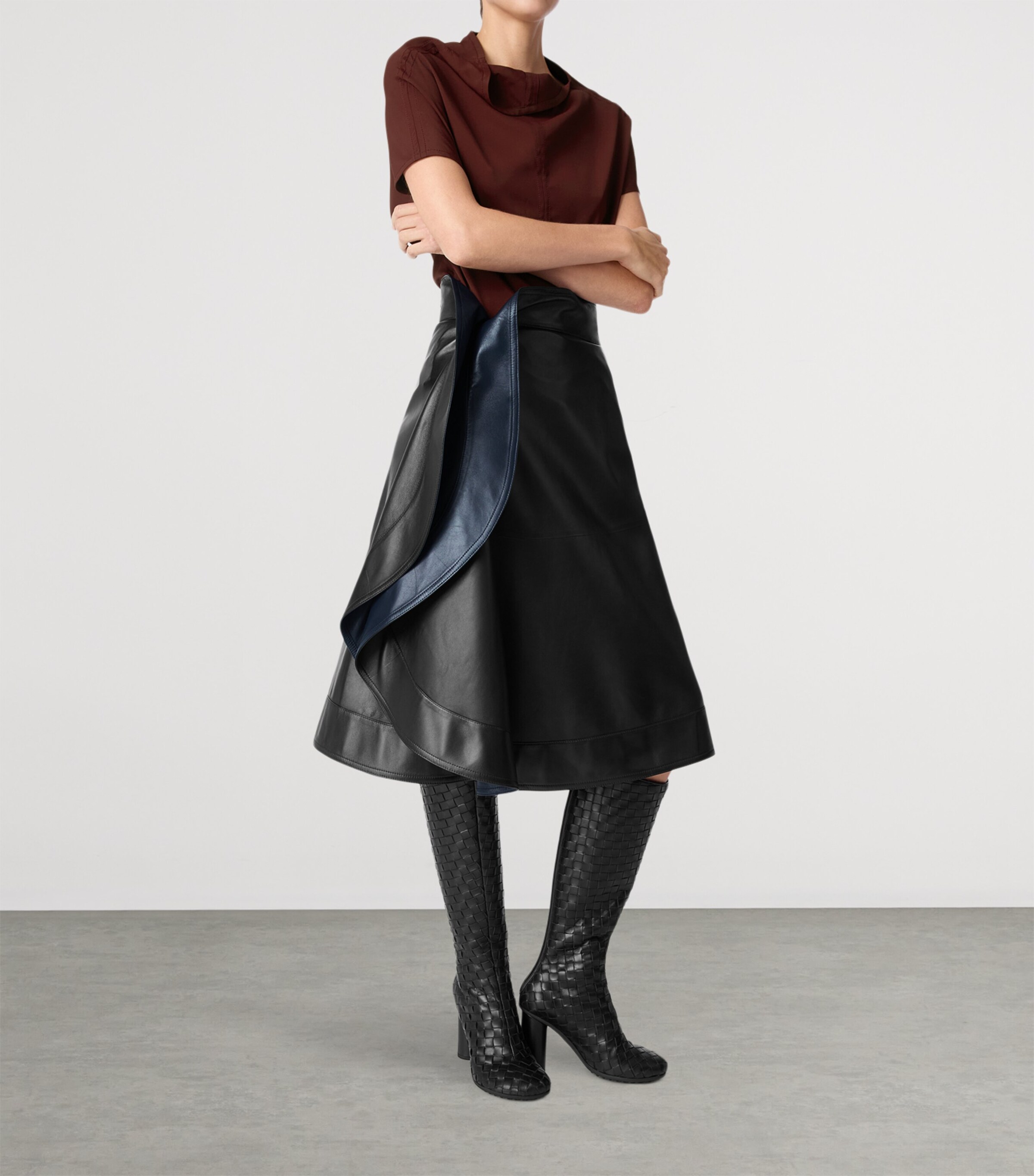 Bottega Veneta Lambskin Atomic Knee-High Boots 90 Image 2