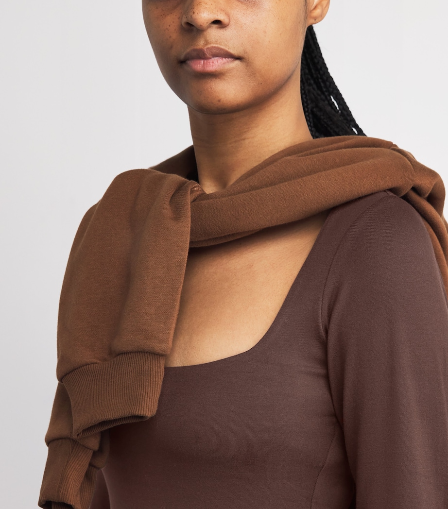 Smooth Layers Square-Neck Top ESPRESSO Image 6