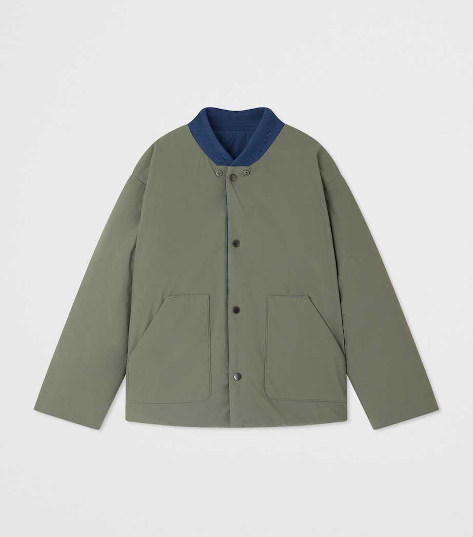 Bonpoint Reversible Laurent Bomber Jacket (10-14 Years) Upb Bleu Image 4