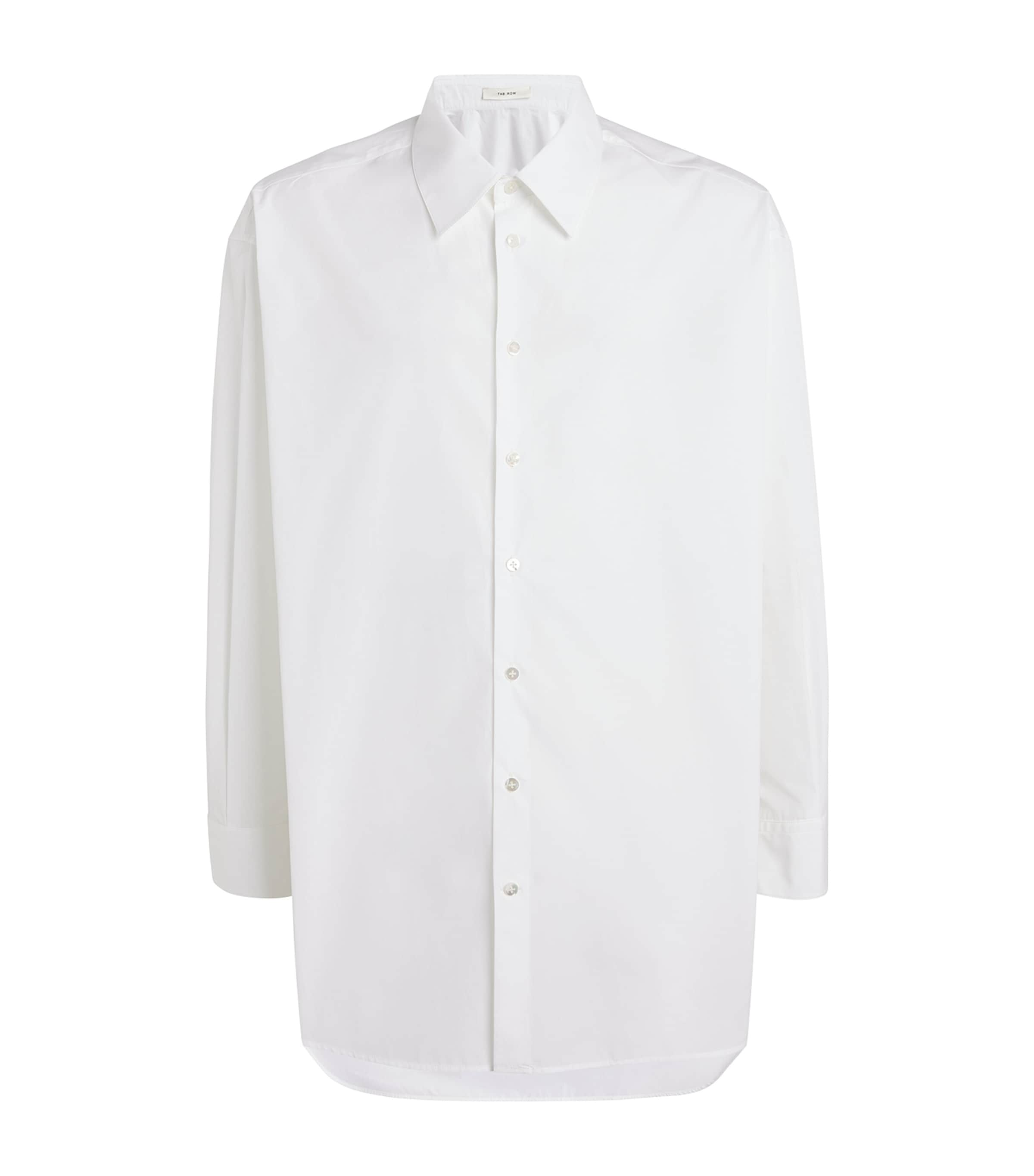 The Row Lukre Cotton Shirt In White