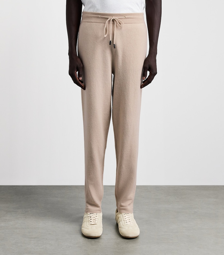 Colombo Mens Cashmere Sweatpants Beige Image 4