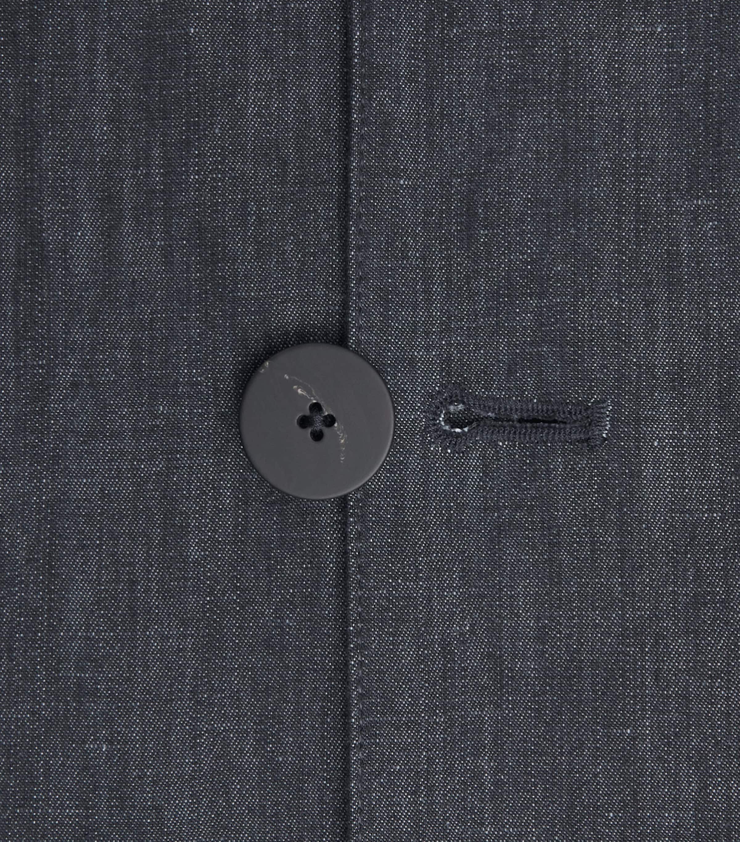 Studio Nicholson Mens Cotton-Linen Nopi Jacket Indigo Image 6