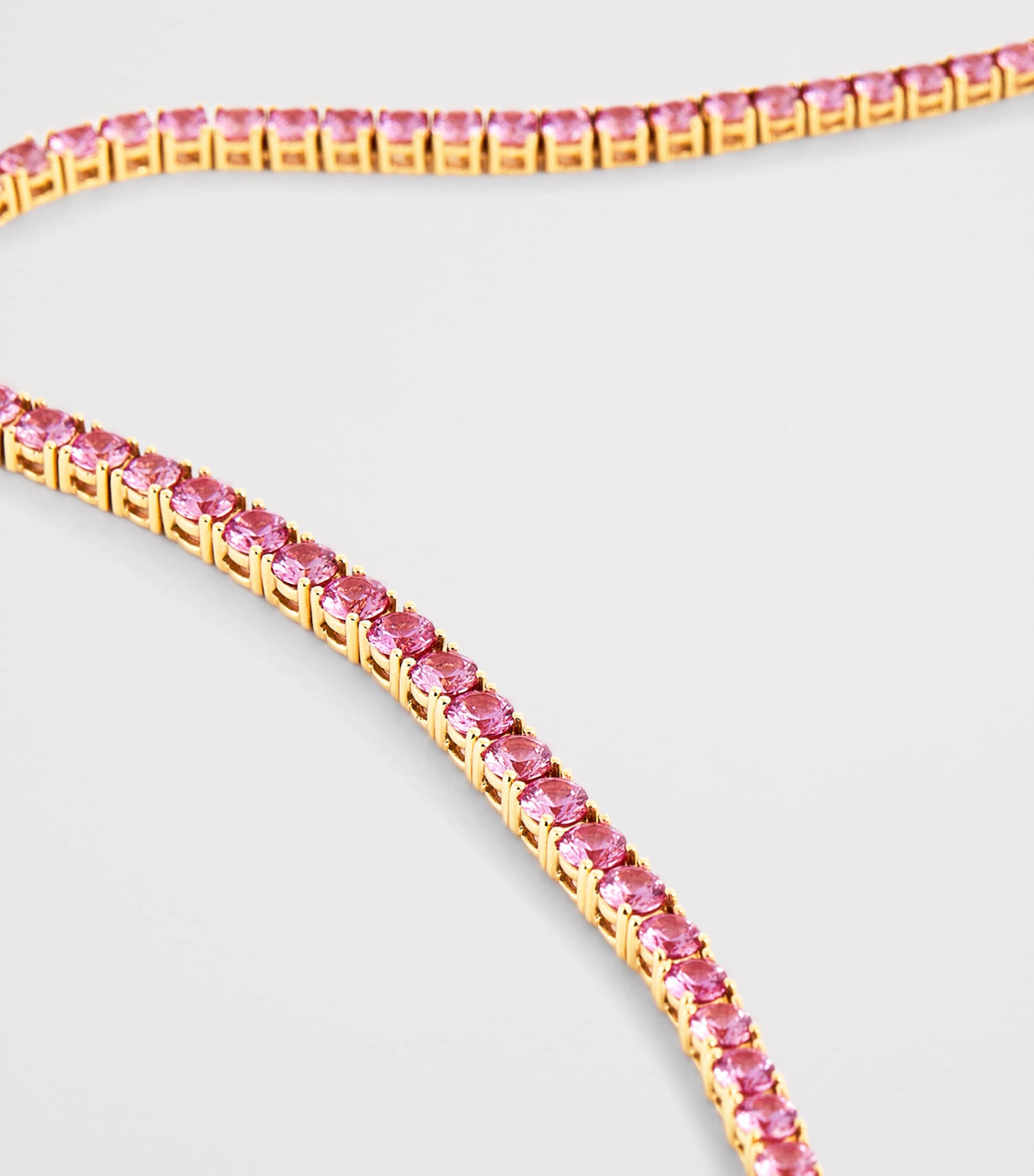 Rose Gold and Pink Sapphire Hepburn Necklace  ROSE GOLD Image 5