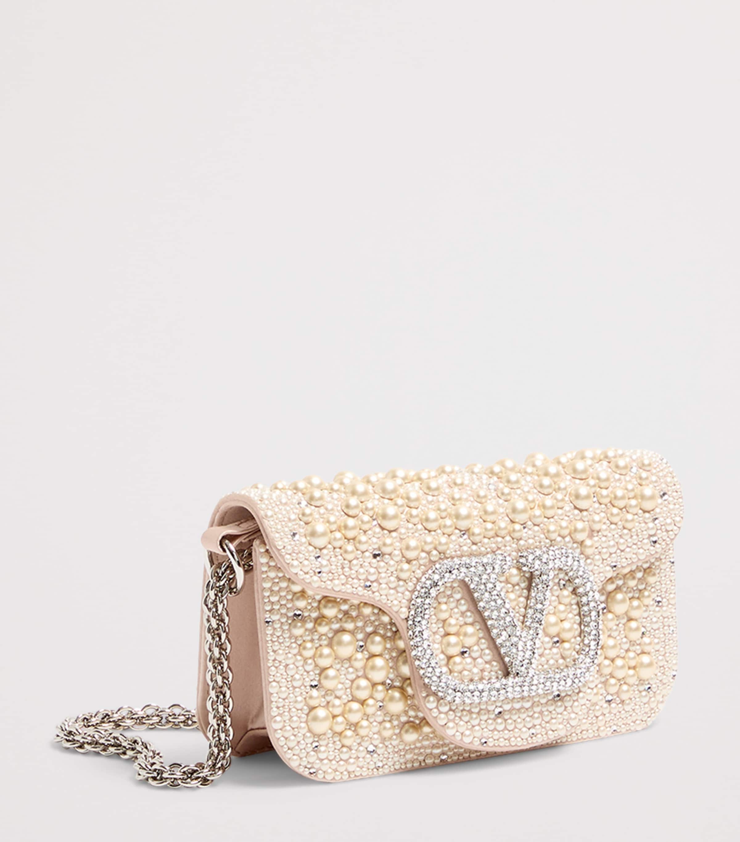 Valentino Garavani Small Embellished Locò Shoulder Bag Ddy Image 2