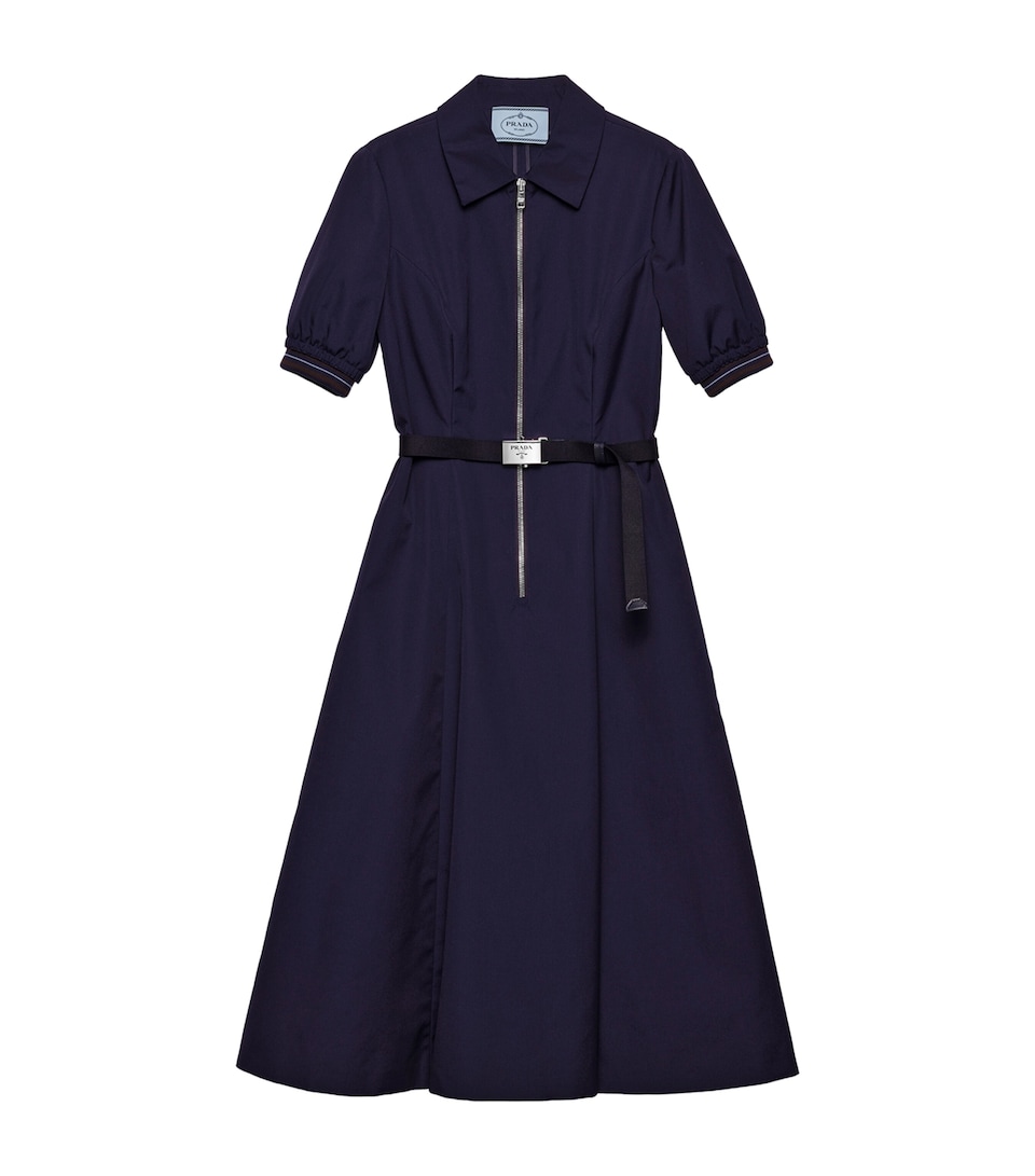 Prada Poplin Shirt Midi Dress