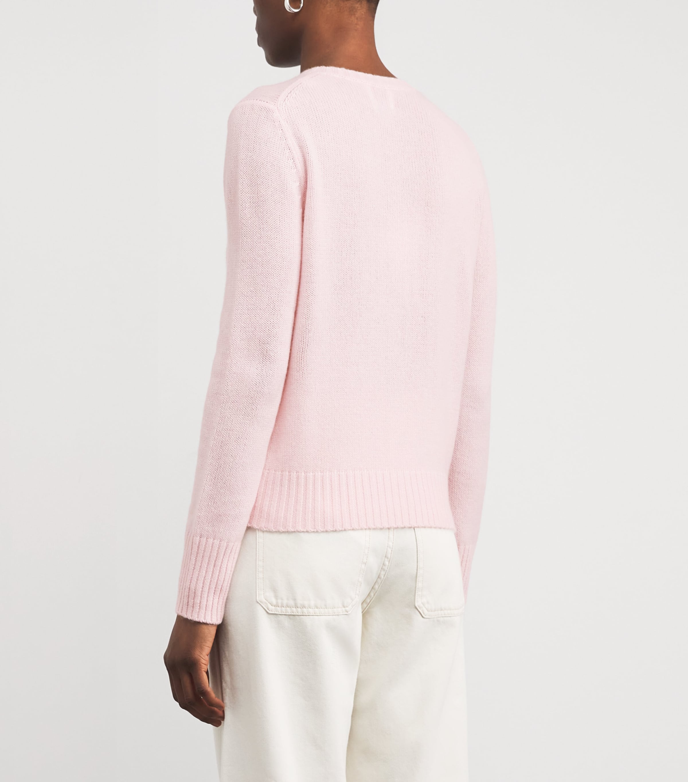 Cashmere Button-Up Cardigan 60/60 PINK Image 4